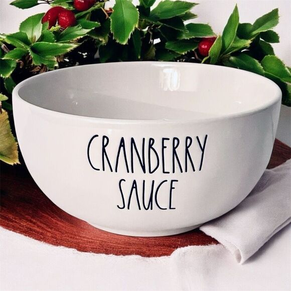 NWT Rae Dunn Gorgeous Large JUMBLE white Glossy Ceramic Serving Salad Pasta Bowl - Picture 1 of 12